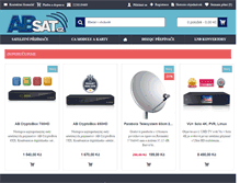Tablet Screenshot of absat.cz